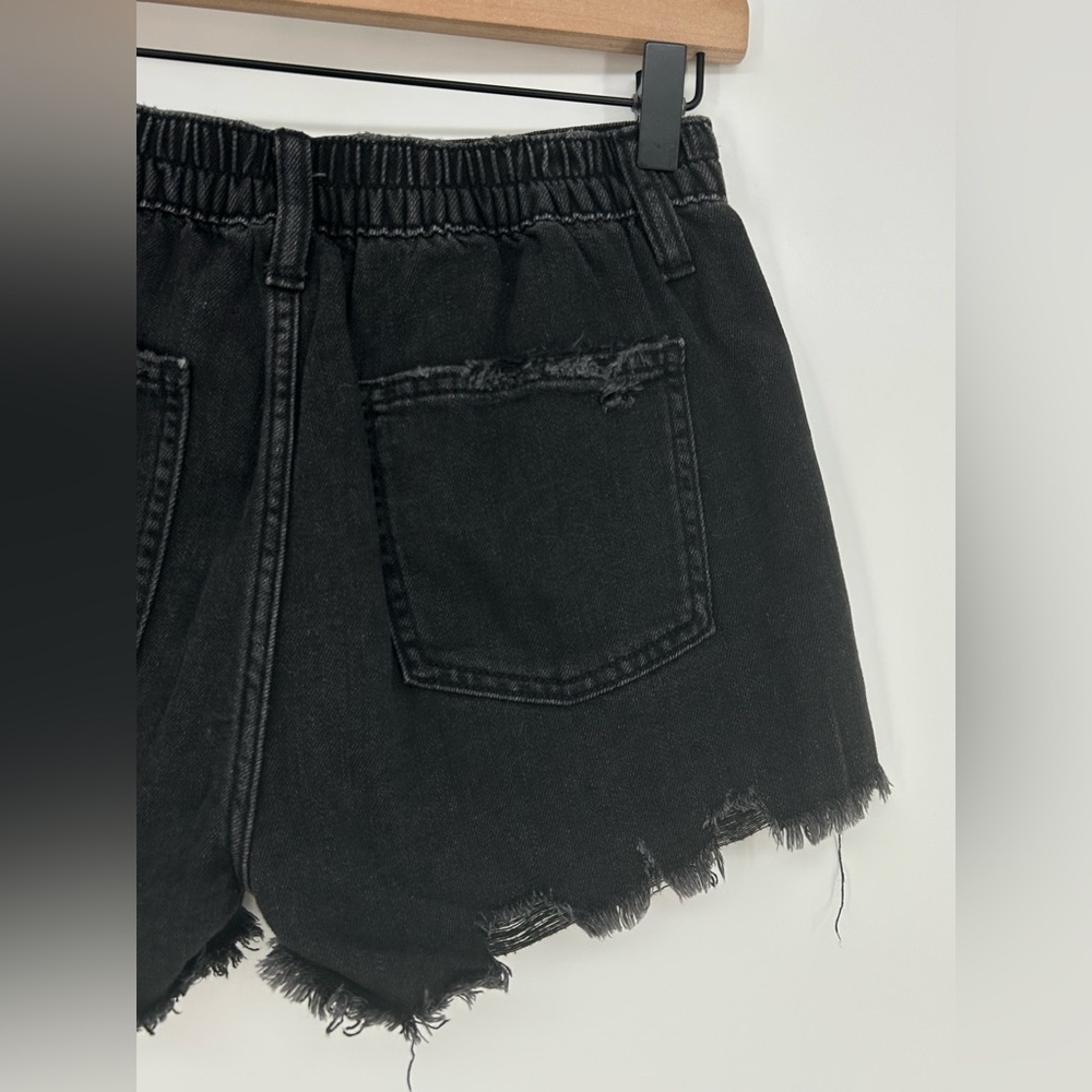 Aerie Daydream Denim Black Shorts Women's XS - Picture 11 of 11